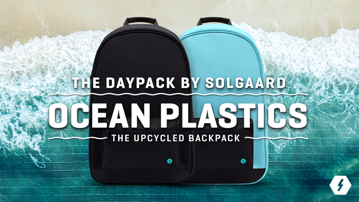 Our first backpack made from upcycled ocean plastics