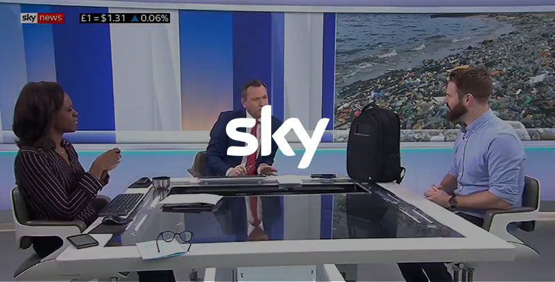 (LIVE INTERNATIONAL NEWS INTERVIEW): Adrian Solgaard / Solgaard Ocean Plastics Daypack