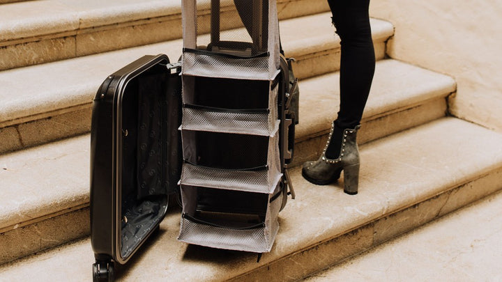 Take your closet for a trip with Lifepack luggage by Solgaard Design