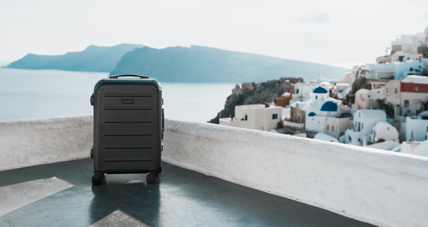 solgaard premium, sustainable suitcases in carry on, check in, carry on closet, and check in closet styles