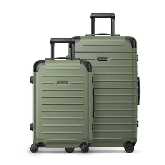 Black travel bundle featuring the Carry-On Closet Original and Check-In Closet Original.