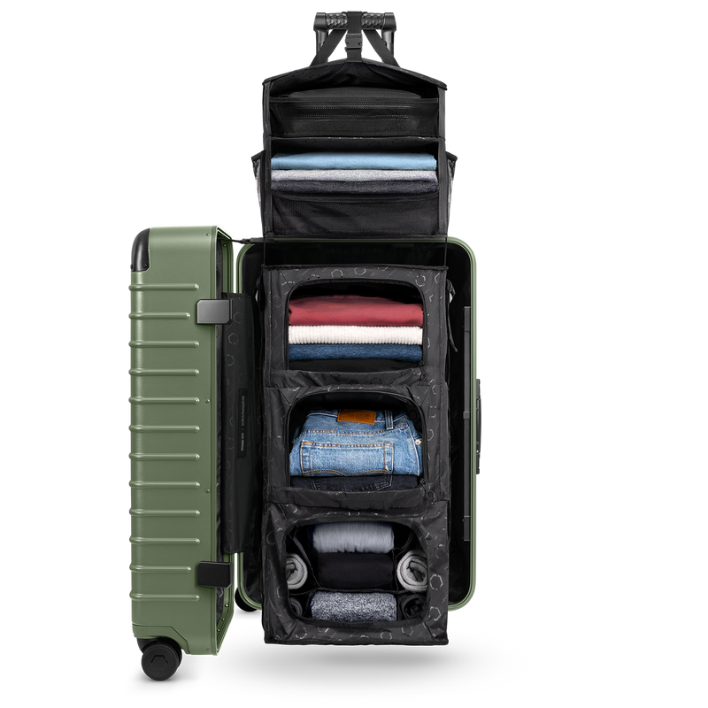 The Trunk: Check-In Closet & Suitcase with Shelves | Solgaard