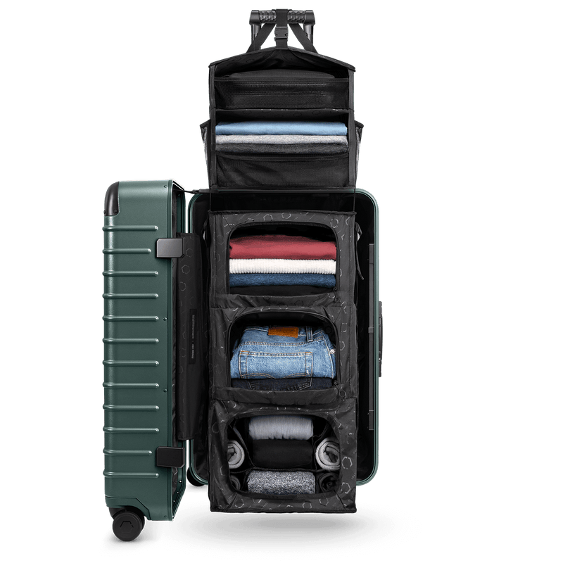 The Trunk: Check-In Closet & Suitcase with Shelves | Solgaard