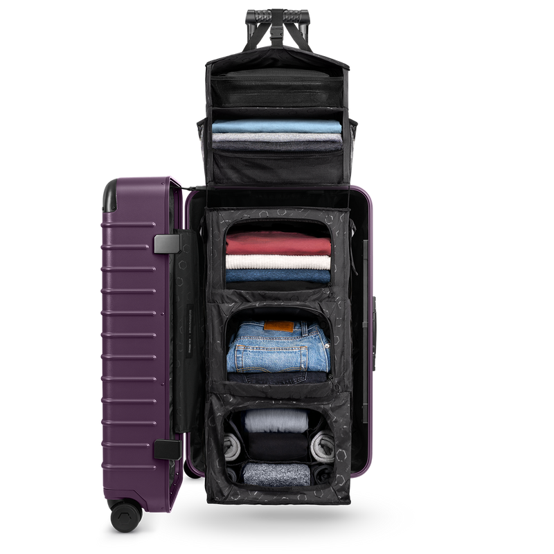 スワン　 Trunk Closet - L（大容量91L）SOLGAARD The Trunk: Check-In Closet & Suitcase with Shelves | Solgaard