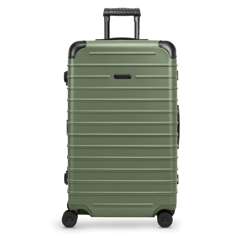 SOLGAARD キャリーケース グリーン The Trunk: Check-In Closet & Suitcase with Shelves | Solgaard