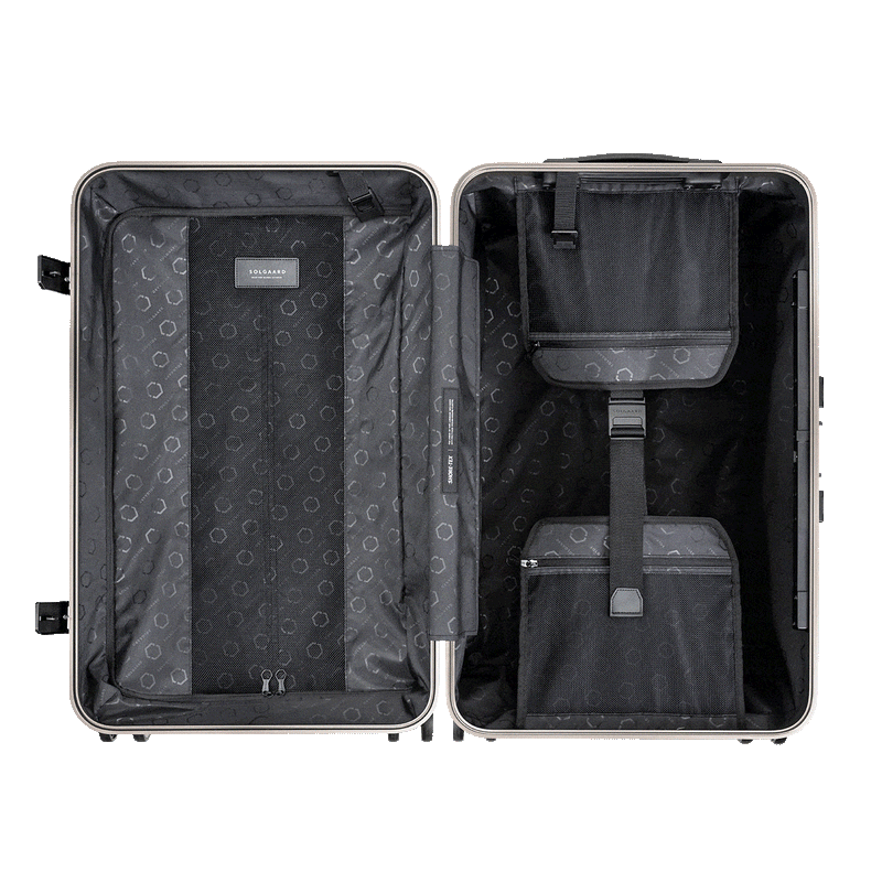 The Trunk: Check-In Closet & Suitcase with Shelves | Solgaard