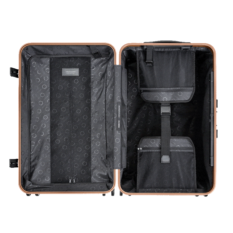 The Trunk: Check-In Closet & Suitcase with Shelves | Solgaard