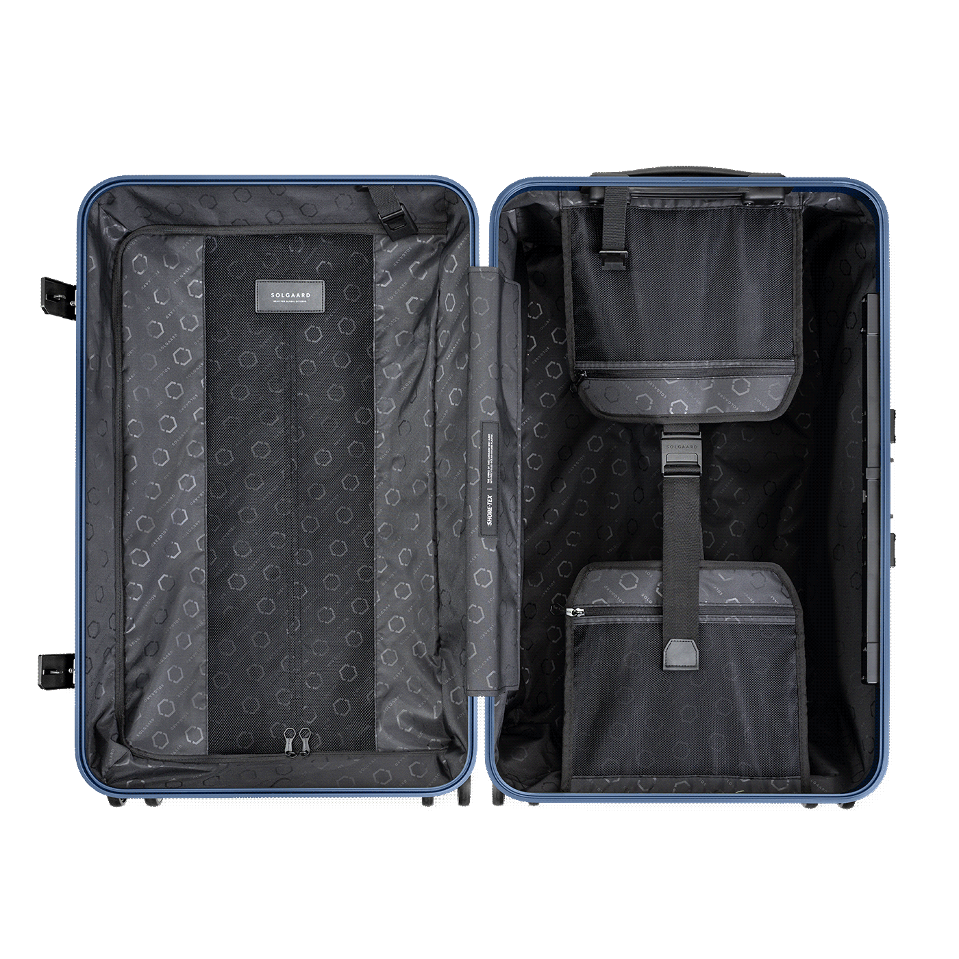 The Trunk Check In Closet Suitcase with Shelves Solgaard
