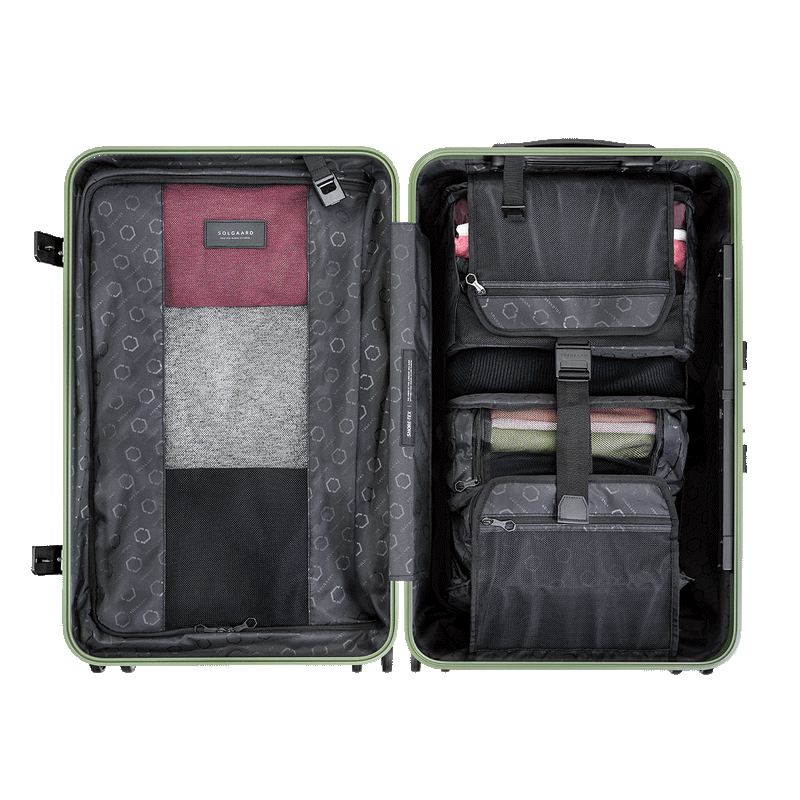 The Trunk: Check-In Closet & Suitcase with Shelves | Solgaard