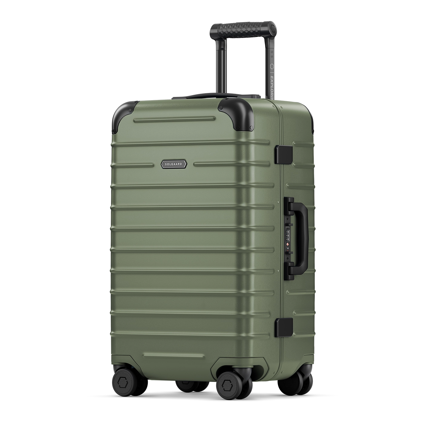 SOLGAARD ブラックキャリーケース　1912 0.7 Carry-on Closet - Suitcase With Shelves - Luggage – Solgaard