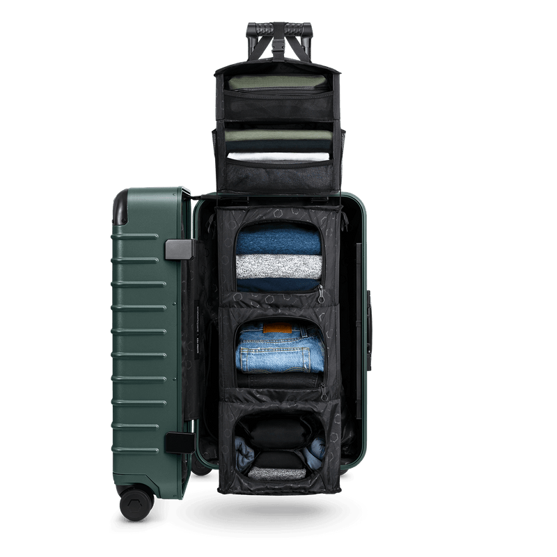 The Trunk: Check-In Closet & Suitcase with Shelves | Solgaard