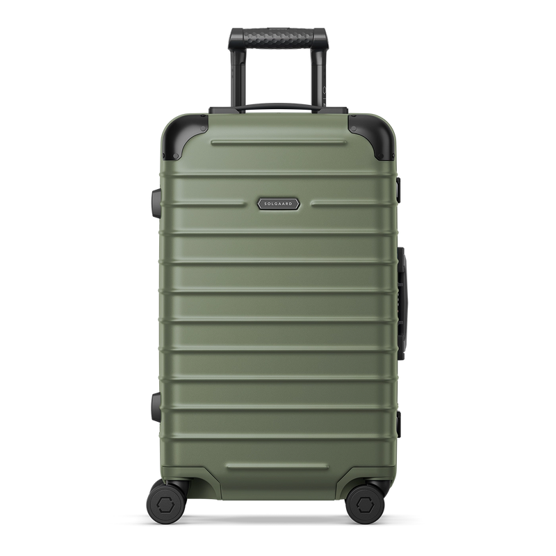 SOLGAARD クローゼット型スーツケース　オリーブグリーン Carry-on Closet - Suitcase With Shelves - Luggage – Solgaard
