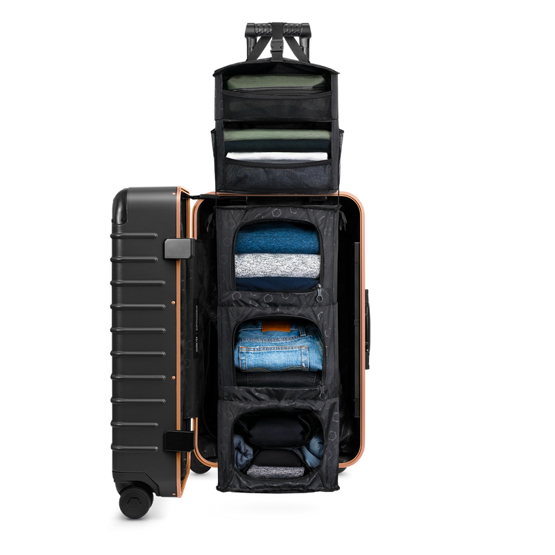 The Trunk: Check-In Closet & Suitcase with Shelves | Solgaard