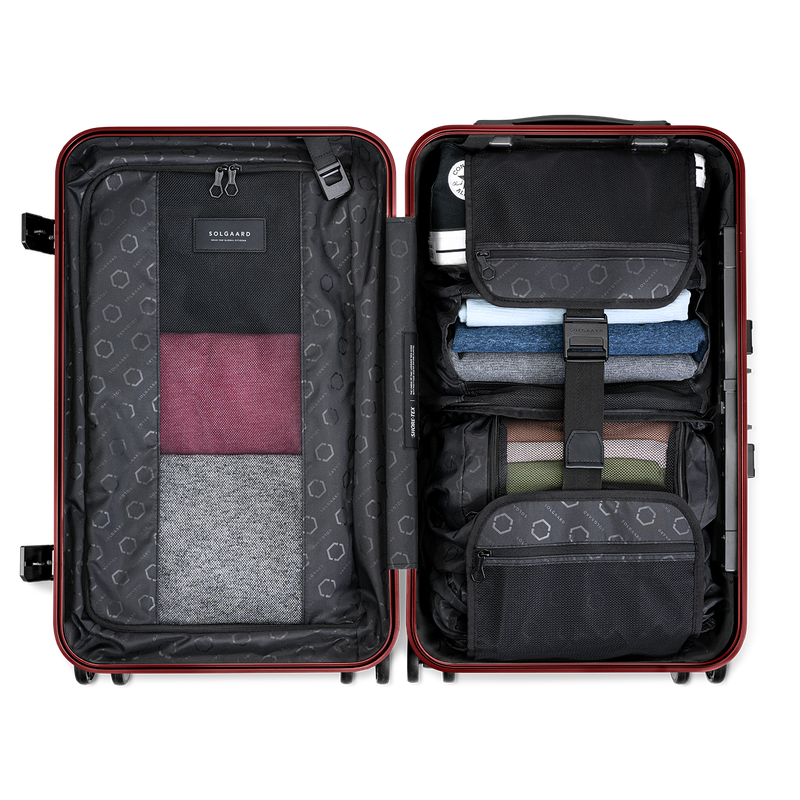 The Trunk: Check-In Closet & Suitcase with Shelves | Solgaard