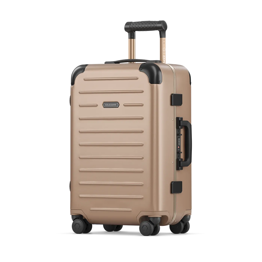 Beige/Satin Gold | Carry-On Closet