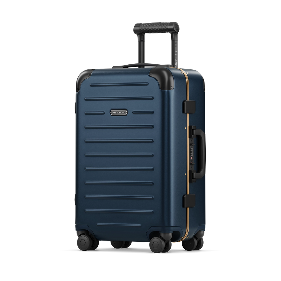 Atlantic Navy/Brushed Gold | Carry-On Closet