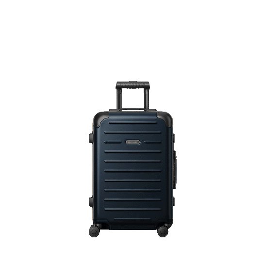 Atlantic Navy/Brushed Gold | Carry-On Closet Plus
