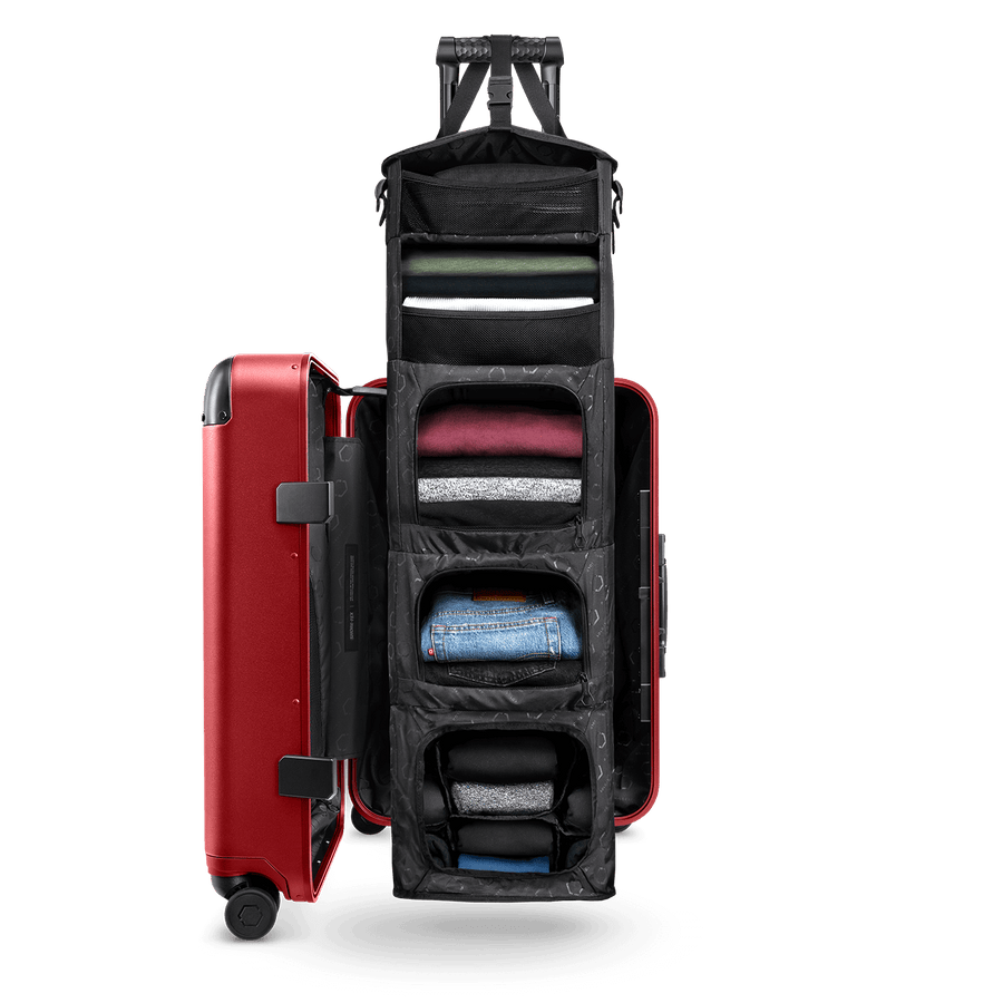 Carry on Closet Suitcase With Shelves Luggage Solgaard