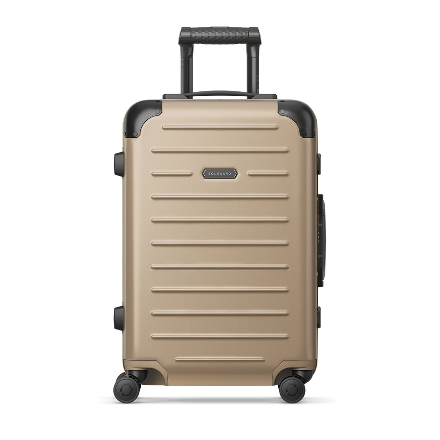 Beige/Satin Gold | Carry-On Closet Plus