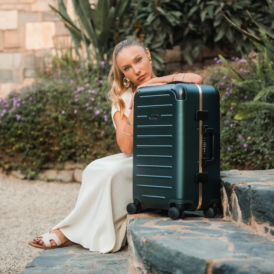 Jade/Brushed Gold | Carry-On Closet Plus