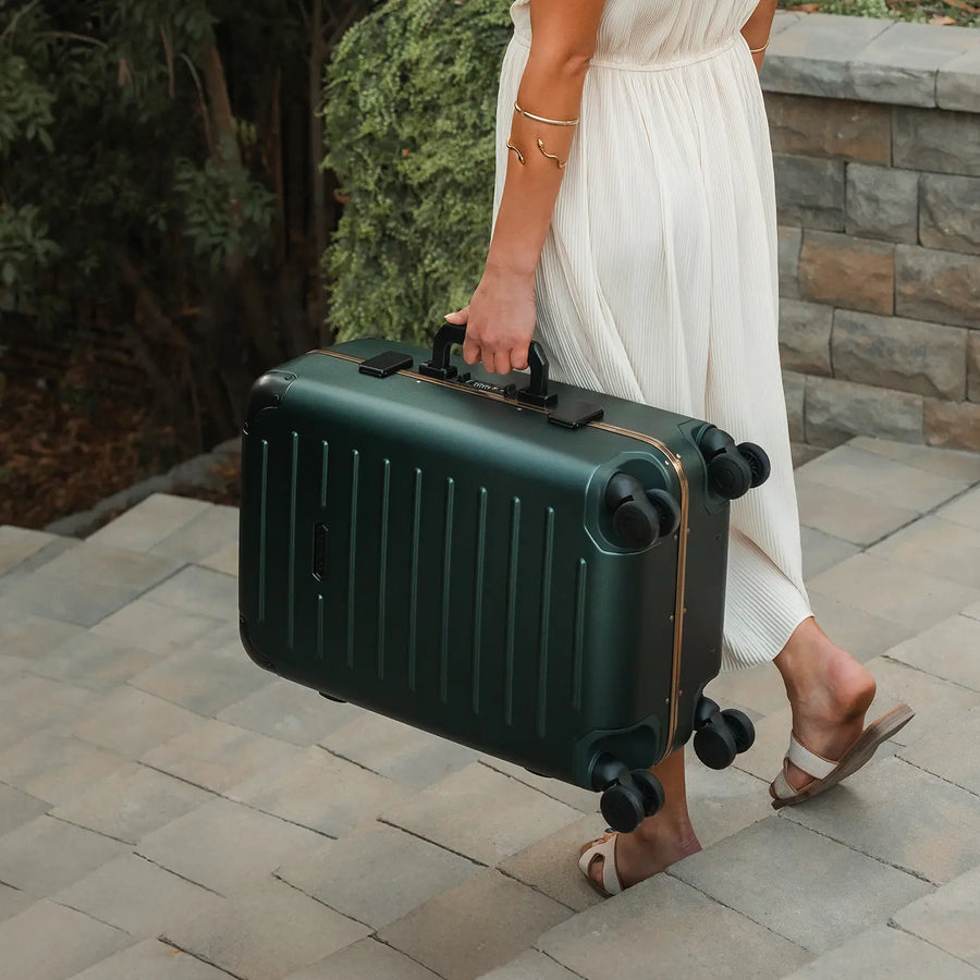 Jade/Brushed Gold | Carry-On Closet Plus