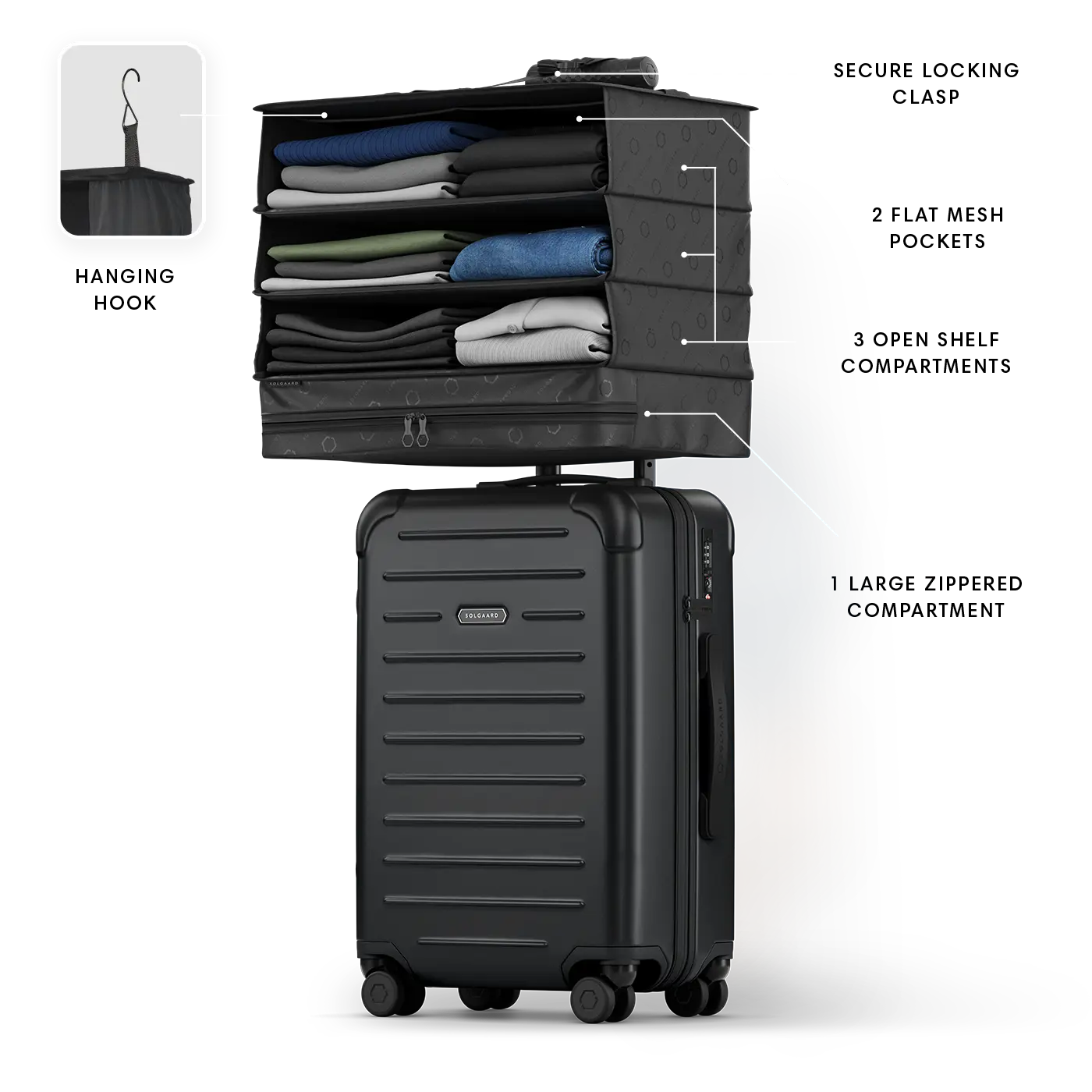 Solgaard Original Carry-On Closet - Medium - Thumbnail 2