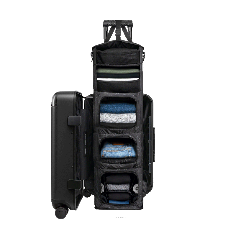 スワン　 Trunk Closet - L（大容量91L）SOLGAARD Carry-on Closet - Suitcase With Shelves - Luggage – Solgaard