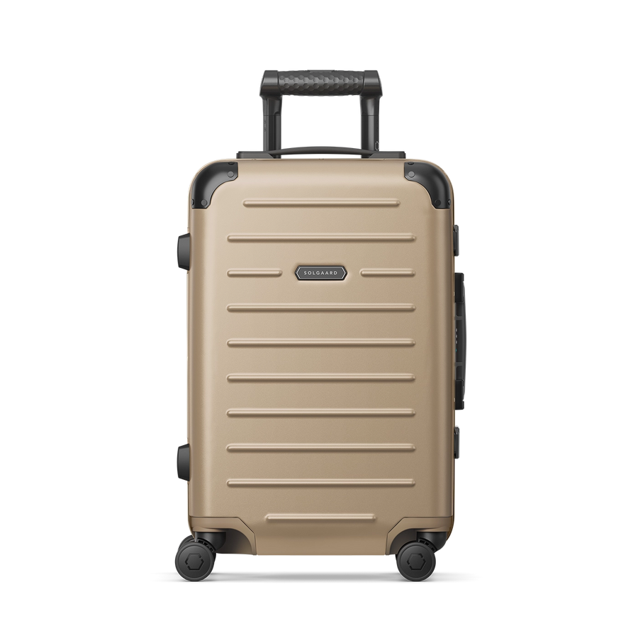 Beige/Satin Gold | Carry-On Closet