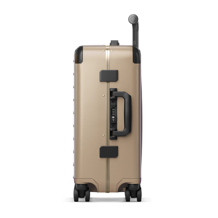 Beige/Satin Gold | Carry-On Closet