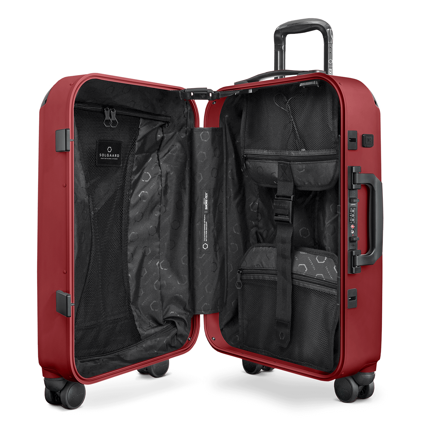 Carryon Closet Suitcase With Shelves Luggage Solgaard